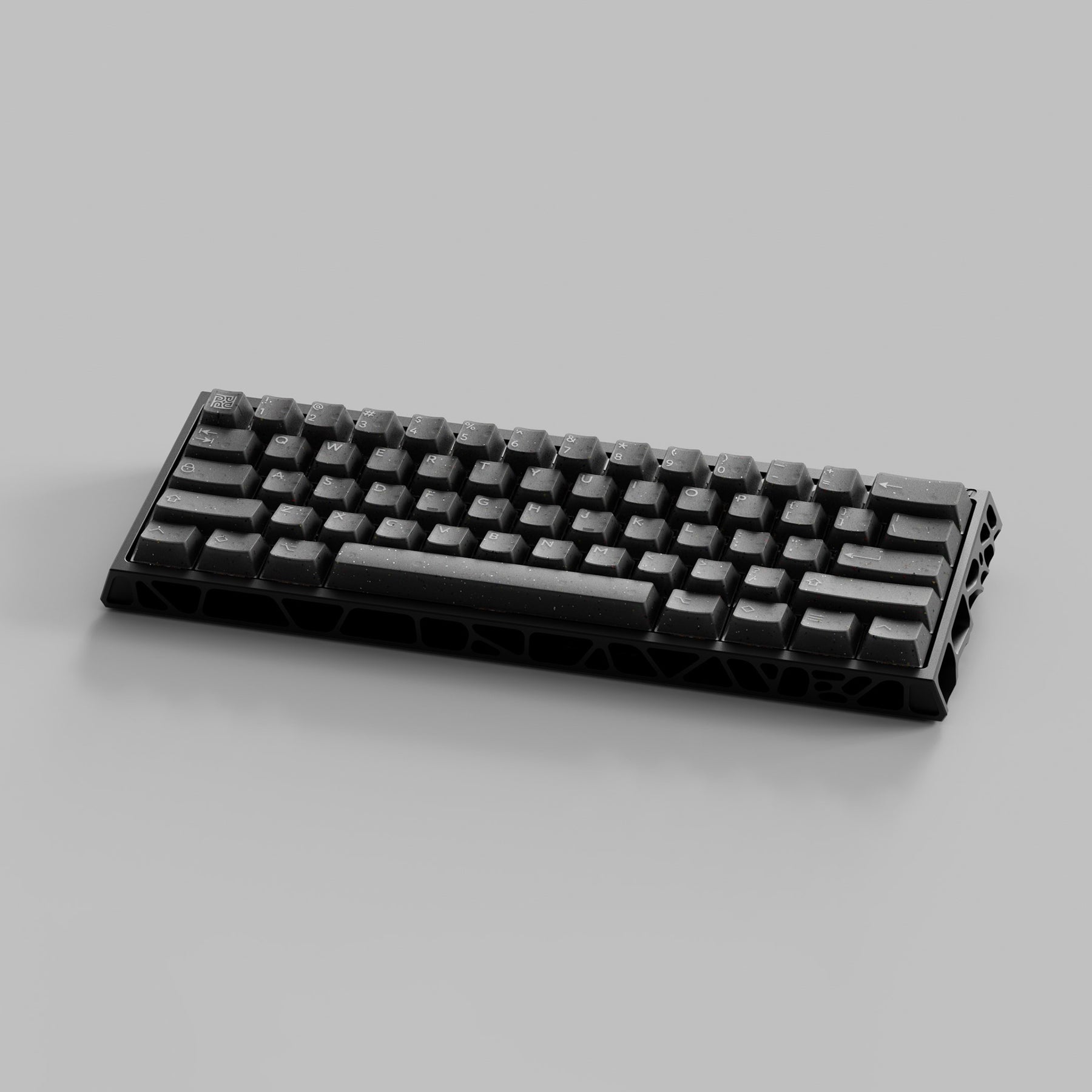 PBTfans Neon R2 Glitter Base装着済みHoly60キーボード