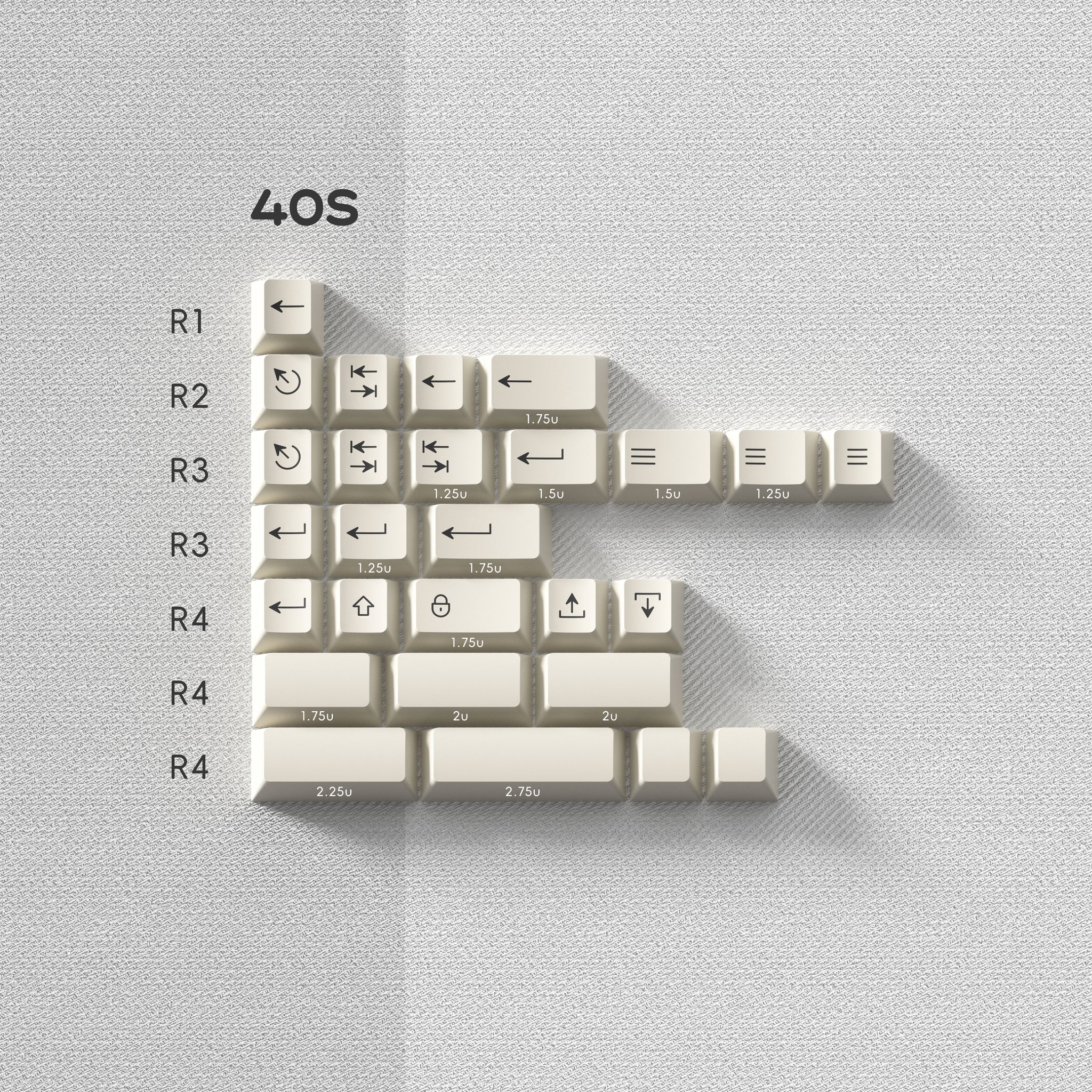 PBTfans Pastel gray – KBDfans® Mechanical Keyboards Store