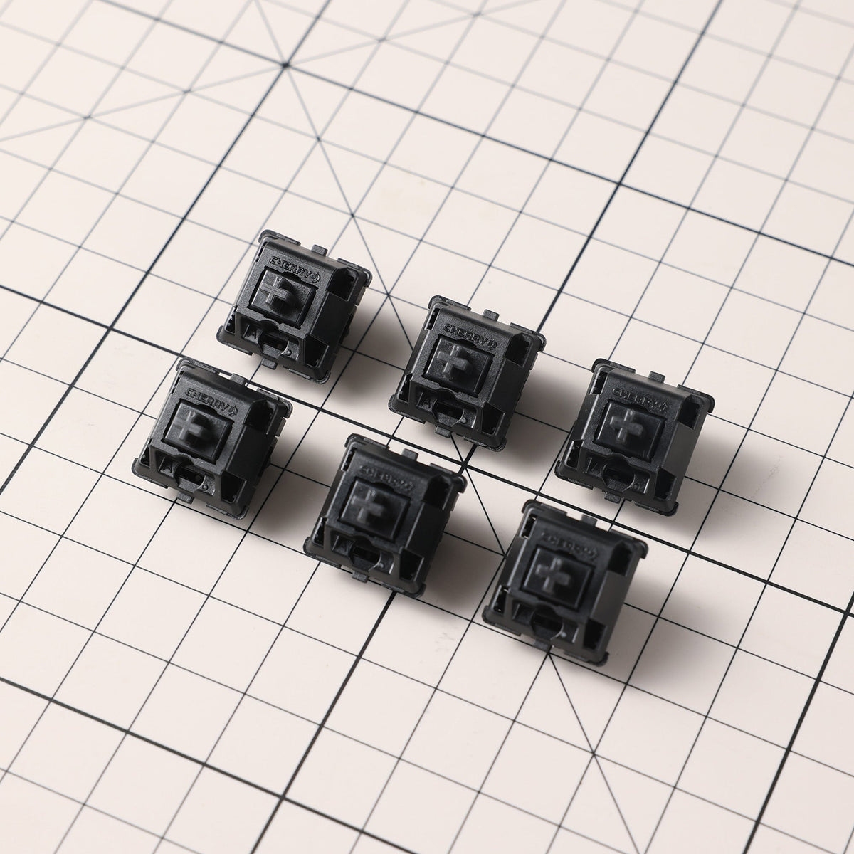 Cherry Black MX Hyperglide linear switches MX1A-11NW
