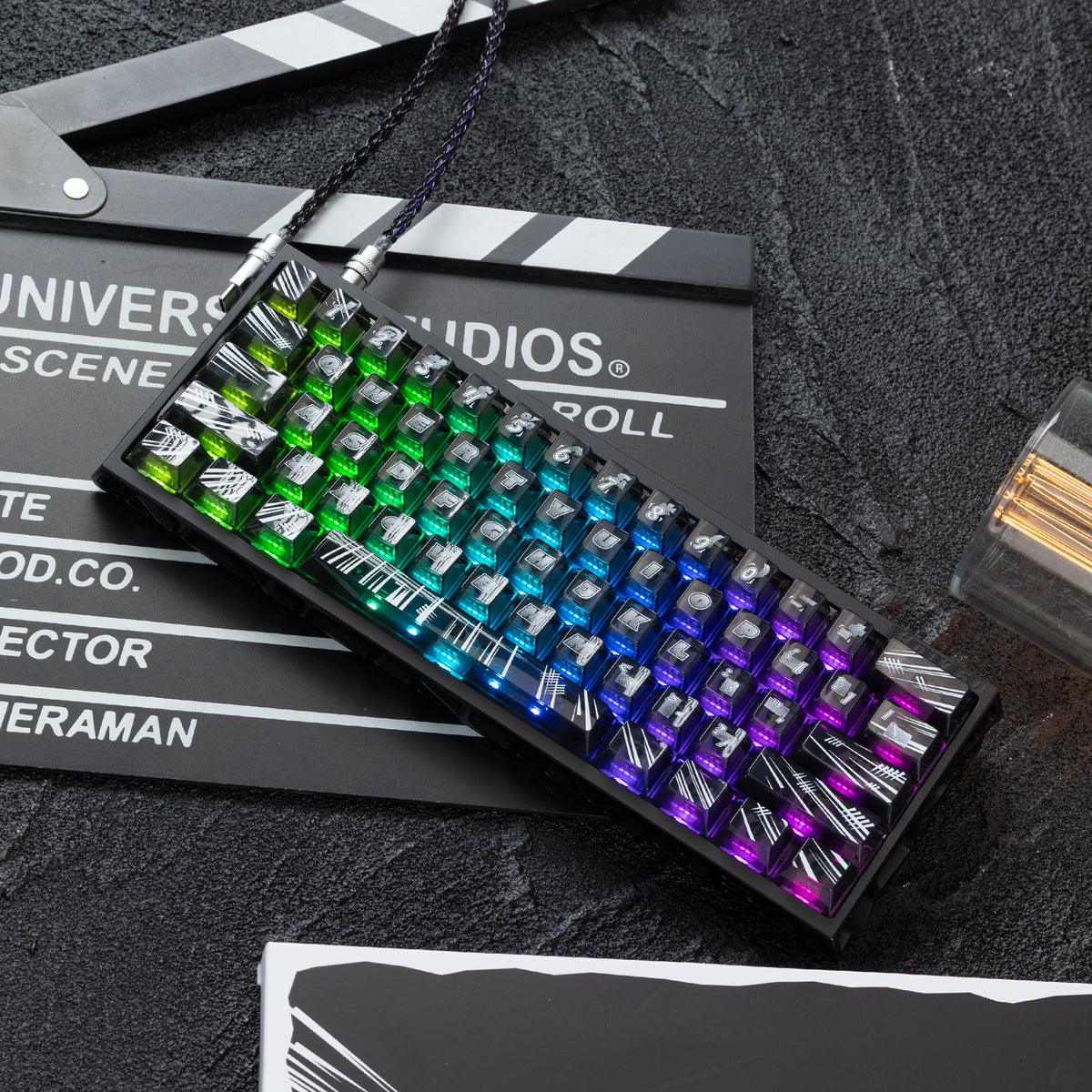 Ready to use Holy60 HE Magnetic Gaming Keyboard with PBTfans Flash