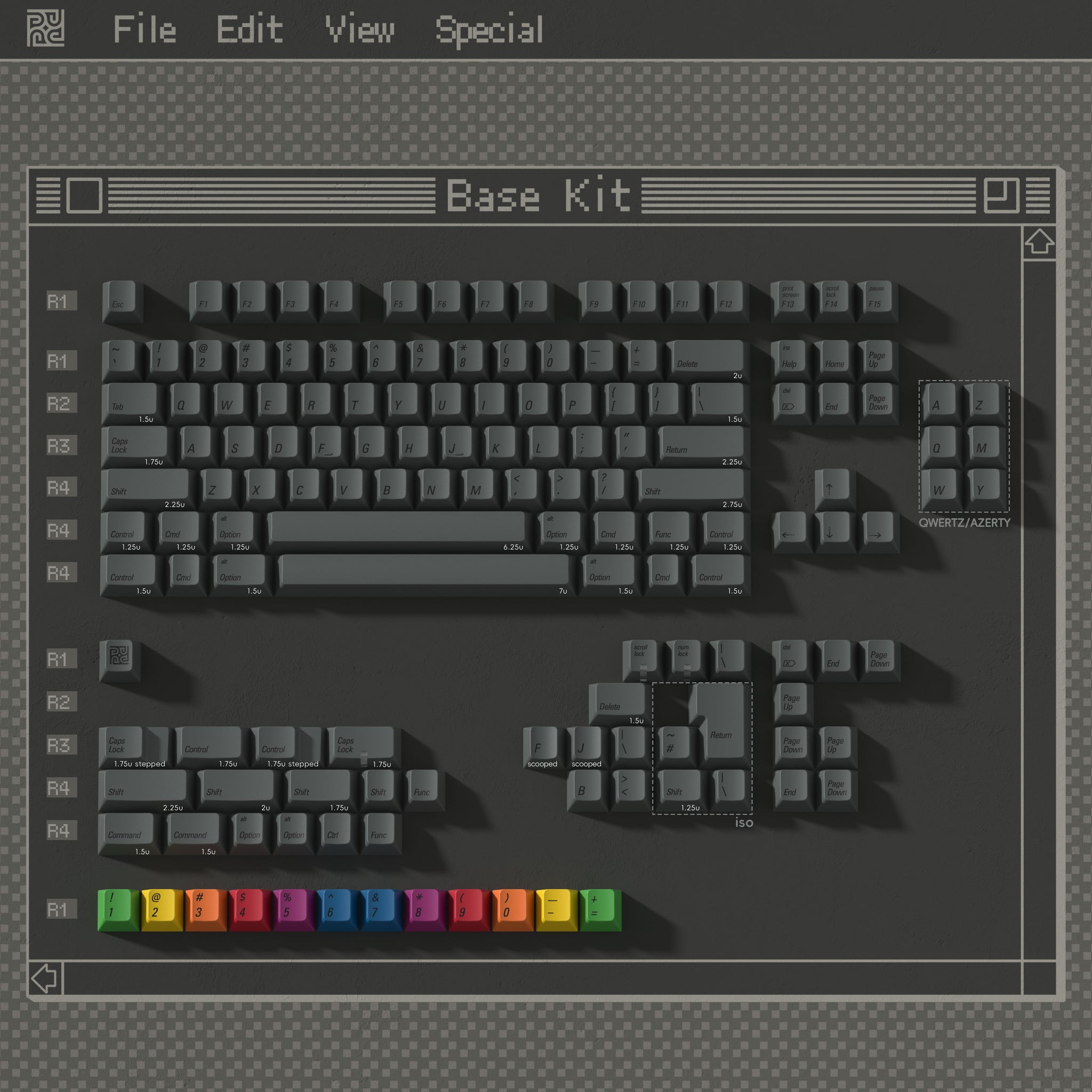 PBTfans 1984 Dark – KBDfans® Mechanical Keyboards Store