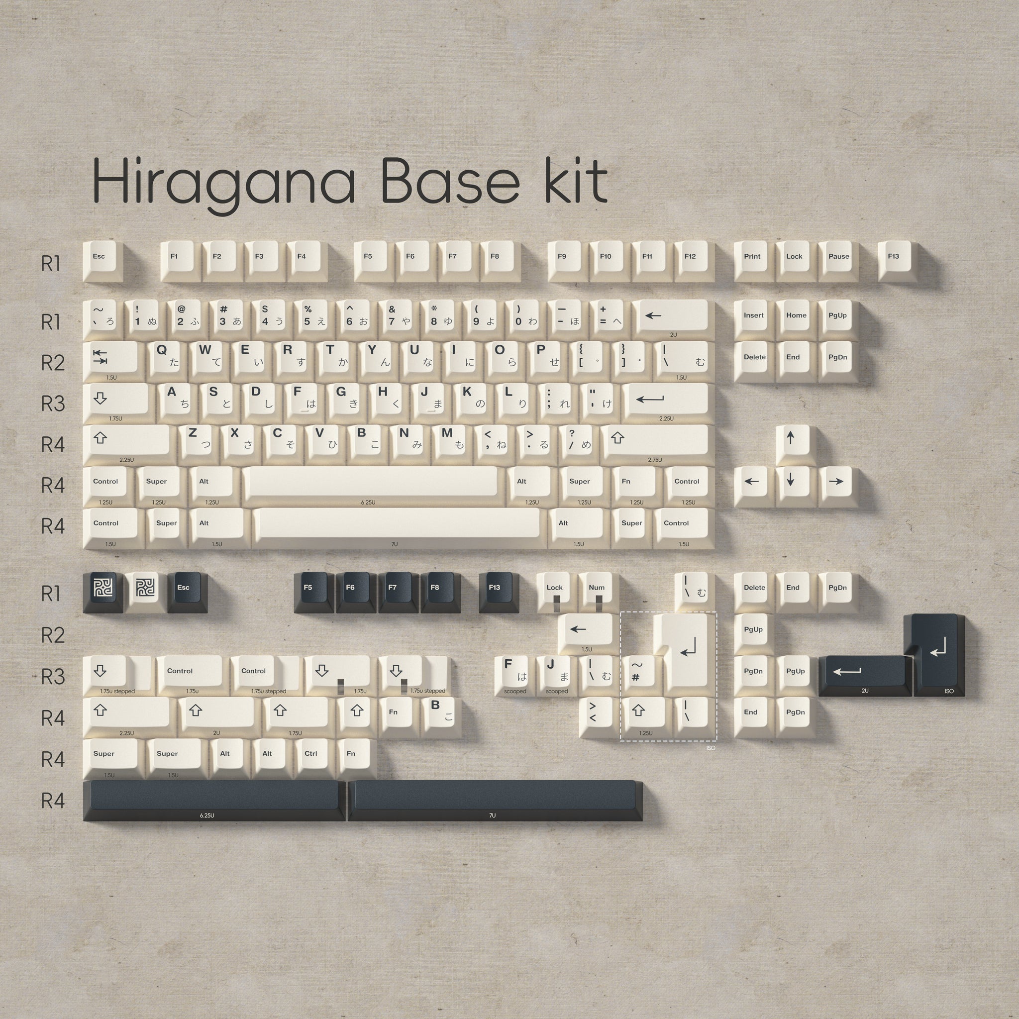 キーボード PBTfans Origami Base+novelty+spacebar+40 PBTfans Origami – KBDfans® Mechanical Keyboards Store
