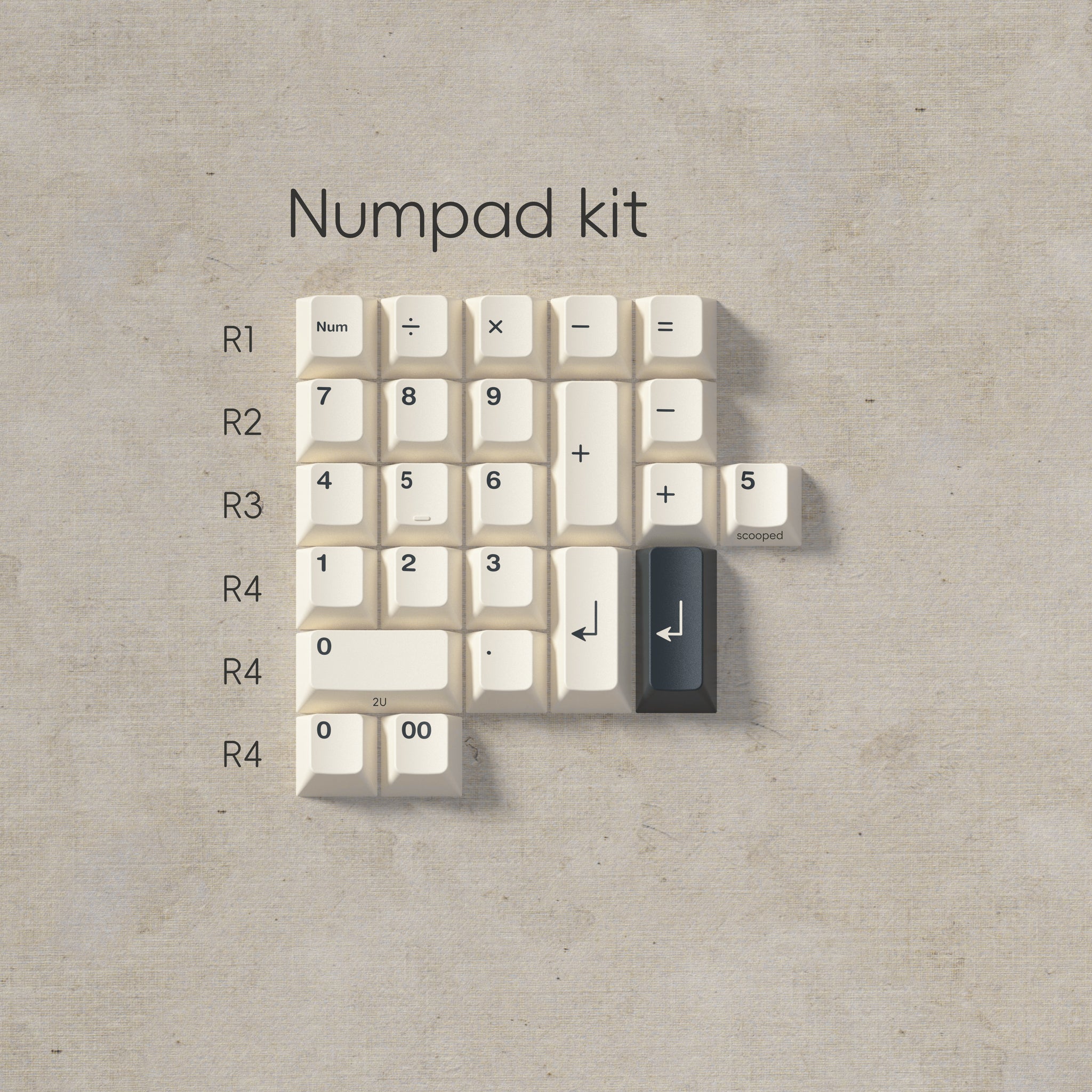 PBTfans Origami – KBDfans® Mechanical Keyboards Store