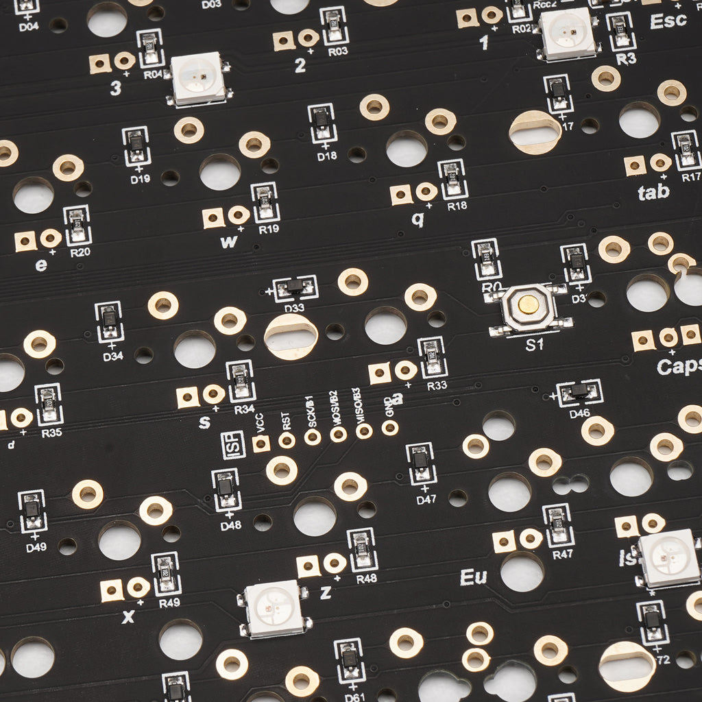 KBD67 rev2 65% Custom mechanical keyboard PCB (2166351003696)